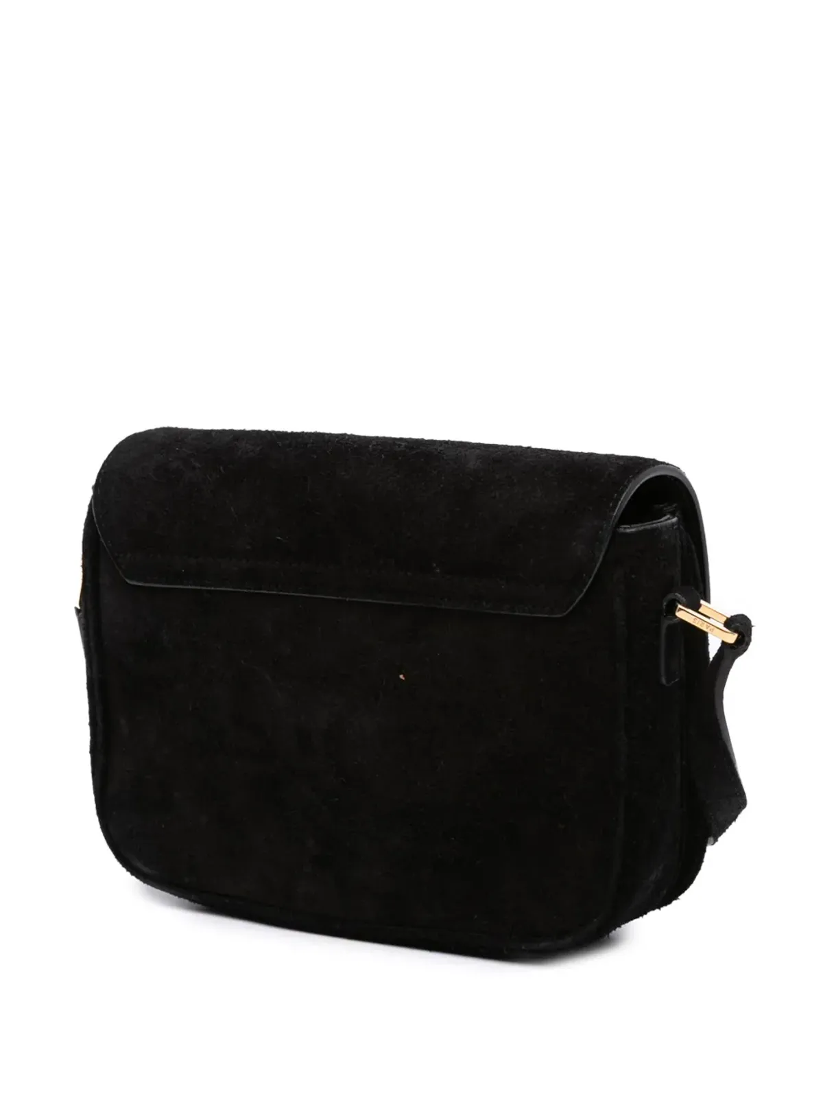 Celine Pre-Owned 2019年 小型スエード Pampille C バッグ クロスボディバッグ（ブラック） - 画像3