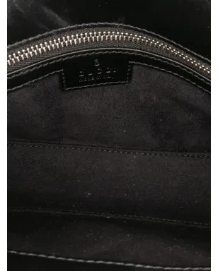 Gucci Pre-Owned ミニレザー ペティットGG サッチェル - サムネイル5