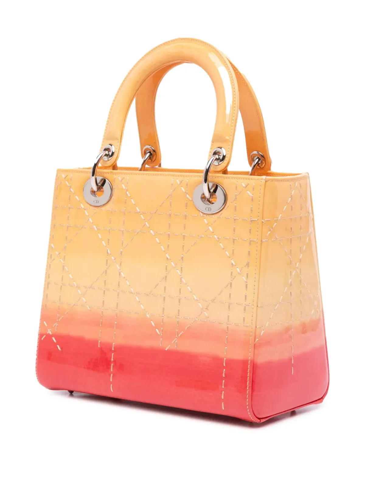 Christian Dior Pre-Owned レディ ディオール サッチェル - 画像3