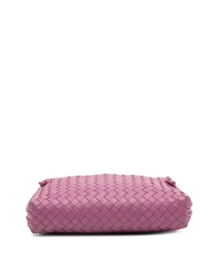Bottega Veneta Pre-Owned 2012-2025 Nappa Intrecciato Nodini crossbody bag - Pink - サムネイル4