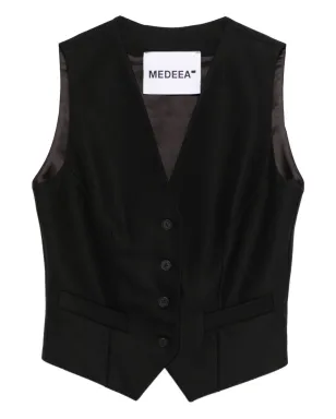 MEDEEA ウールベスト - サムネイル1