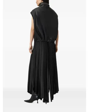 AllSaints Jax プリーツミディスカート - ブラック - サムネイル3