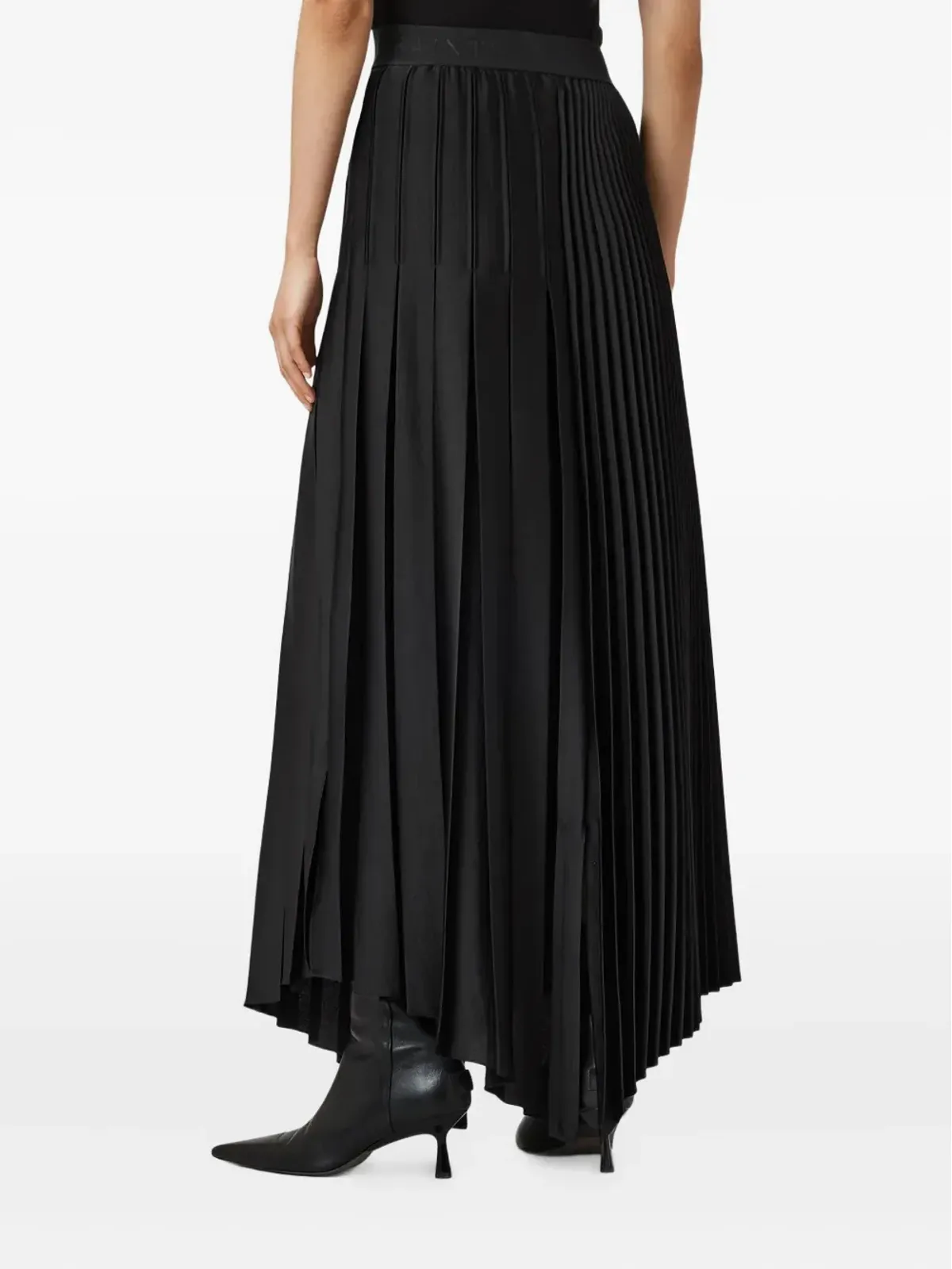 AllSaints Jax プリーツミディスカート - ブラック - 画像4