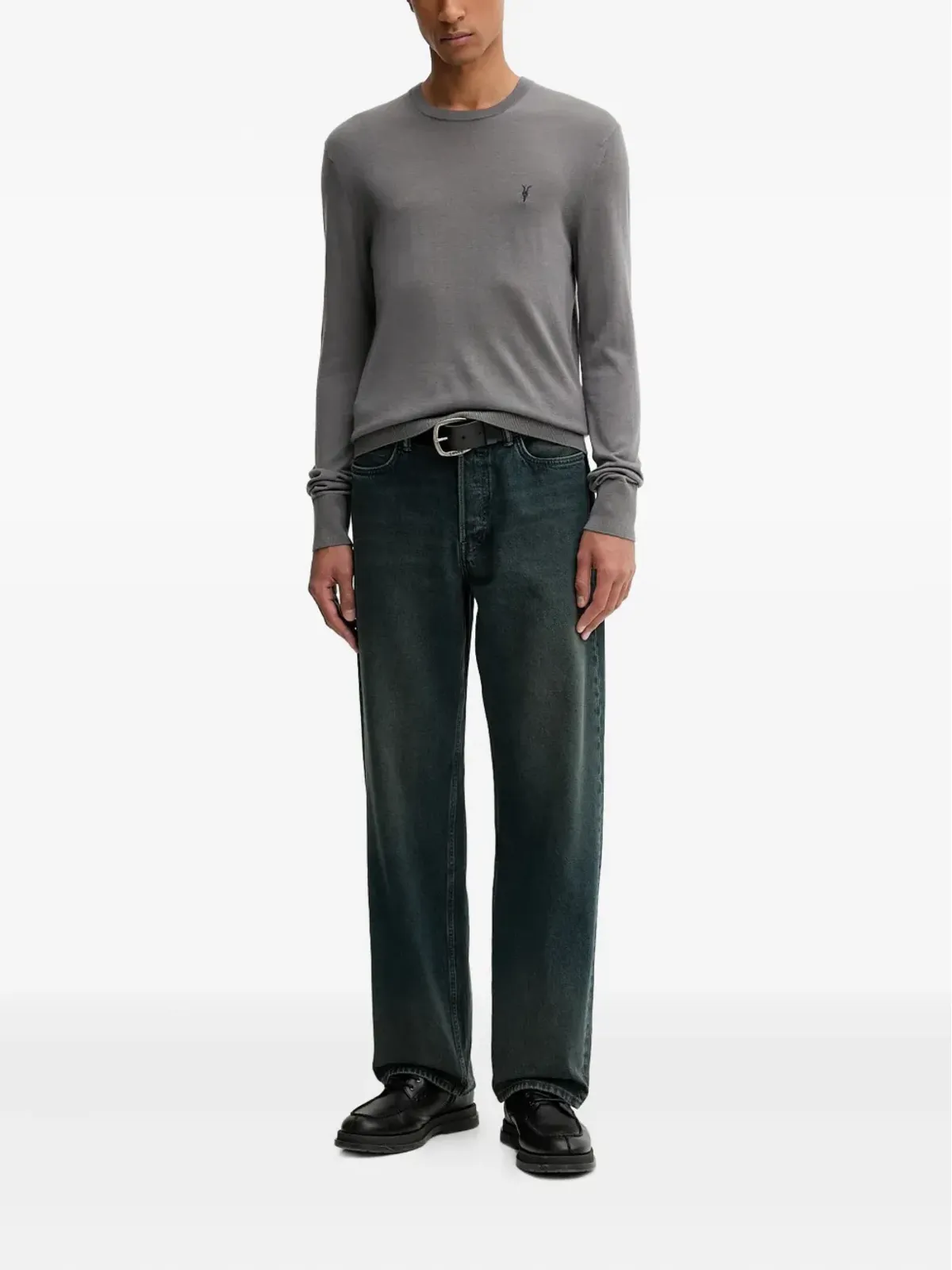 AllSaints モード ロゴディテール プルオーバー - 画像2
