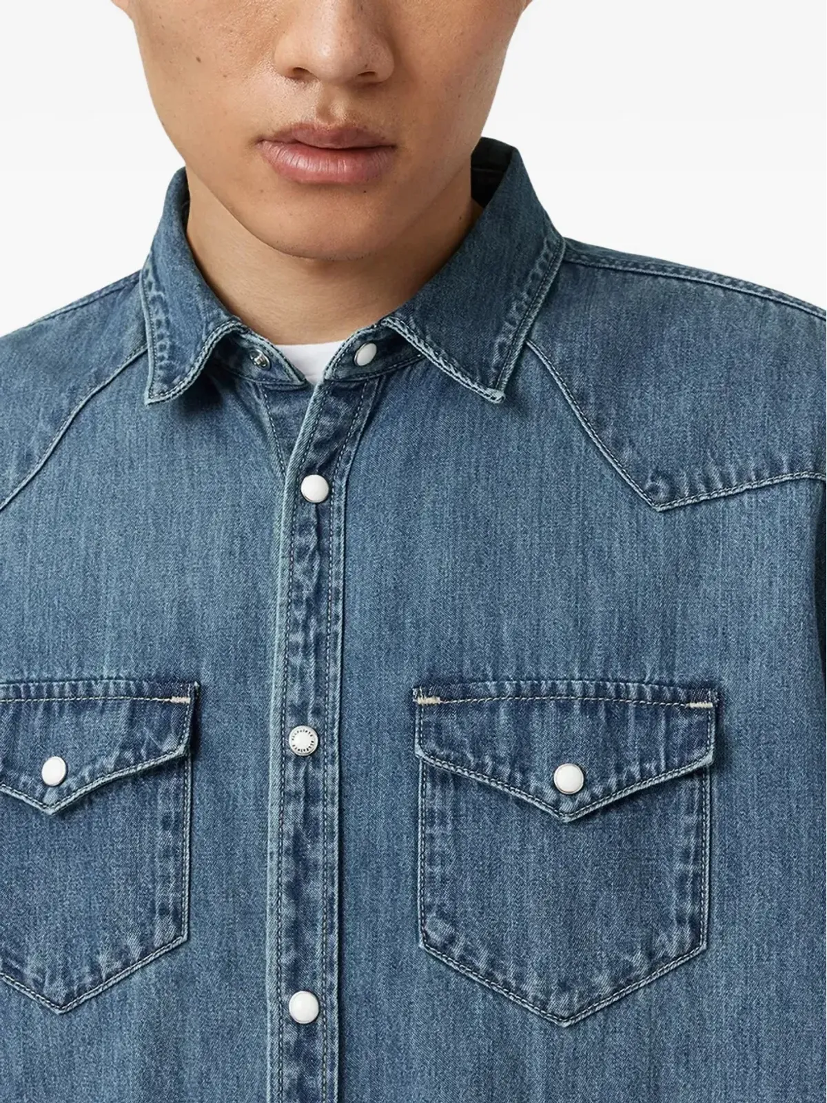 AllSaints フェントン チェストポケット付きシャツ - 画像4