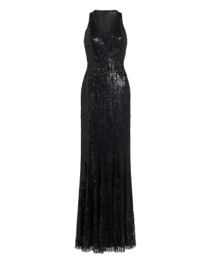 Jenny Packham スパンコールVネックドレス - サムネイル1