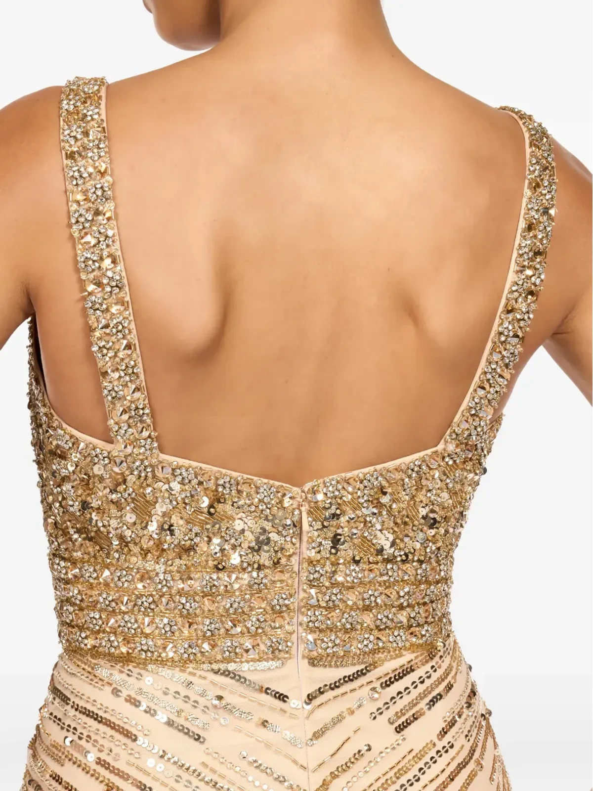 Jenny Packham エンベリッシュド・ドラープド・エリクサー・ドレス - Neutrals - 画像5