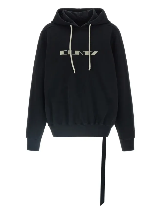 Rick Owens DRKSHDW Rick Owens DRKSHDW テキストプリント フーディーの商品画像