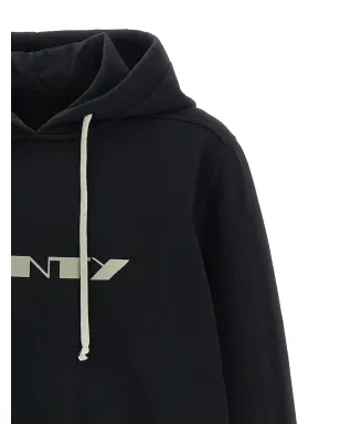 Rick Owens DRKSHDW テキストプリント フーディー - サムネイル4
