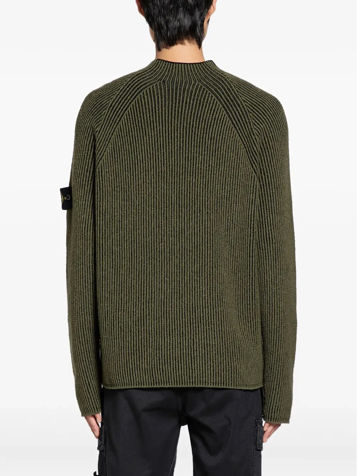 Stone Island ヴァニゼセーター - グリーン - 画像4