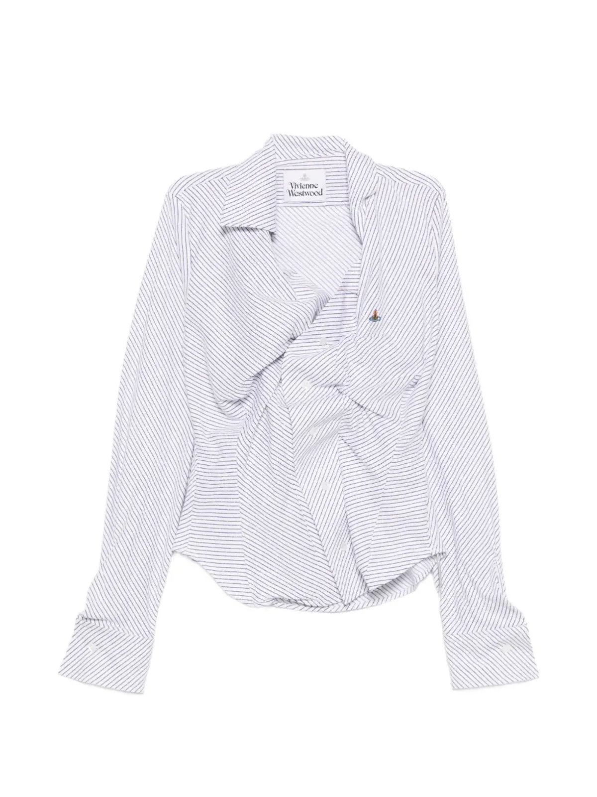 Vivienne Westwood 酔っ払い風ストライプシャツ - 画像1
