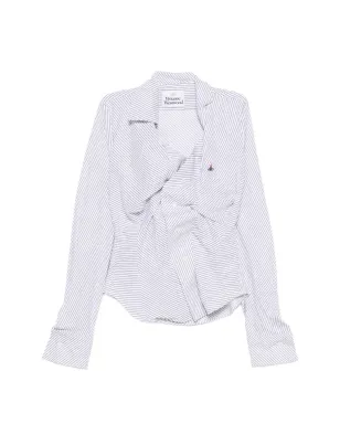 Vivienne Westwood 酔っ払い風ストライプシャツ - サムネイル1