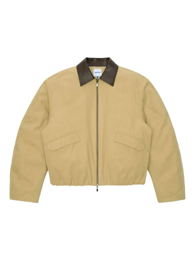 ADER error Ader Error コントラストカラーの襟付き長袖ボンバージャケットの商品画像