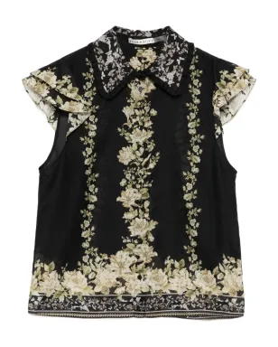alice + olivia ラッフル花柄トップ - サムネイル1