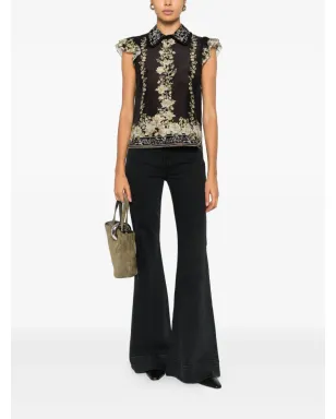 alice + olivia ラッフル花柄トップ - サムネイル2