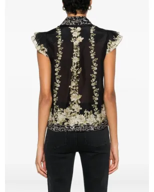 alice + olivia ラッフル花柄トップ - サムネイル4