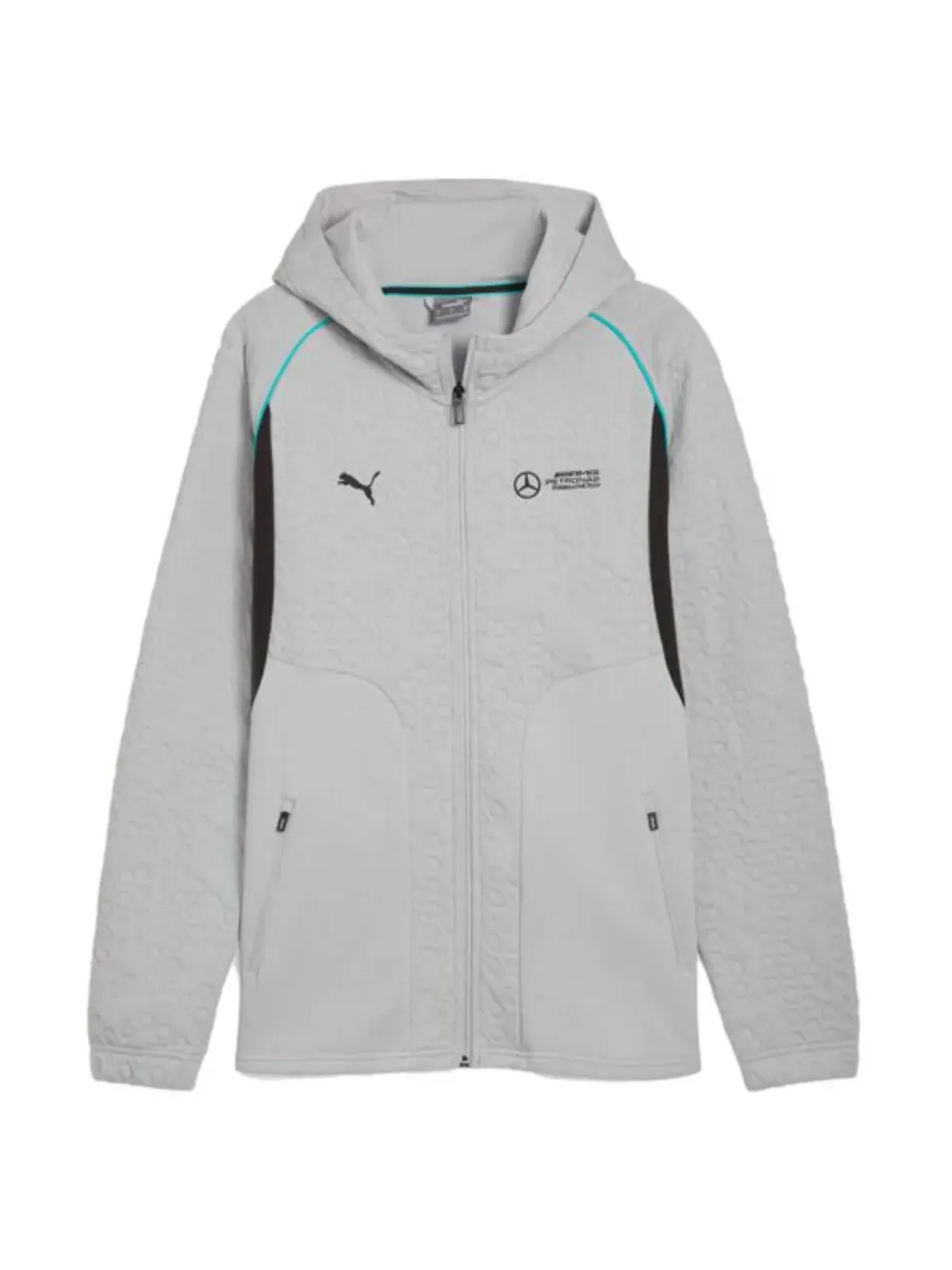 PUMA x Mercedes AMG Petronas F1 Team ジップアップ トラックジャケット - グレー - 画像1