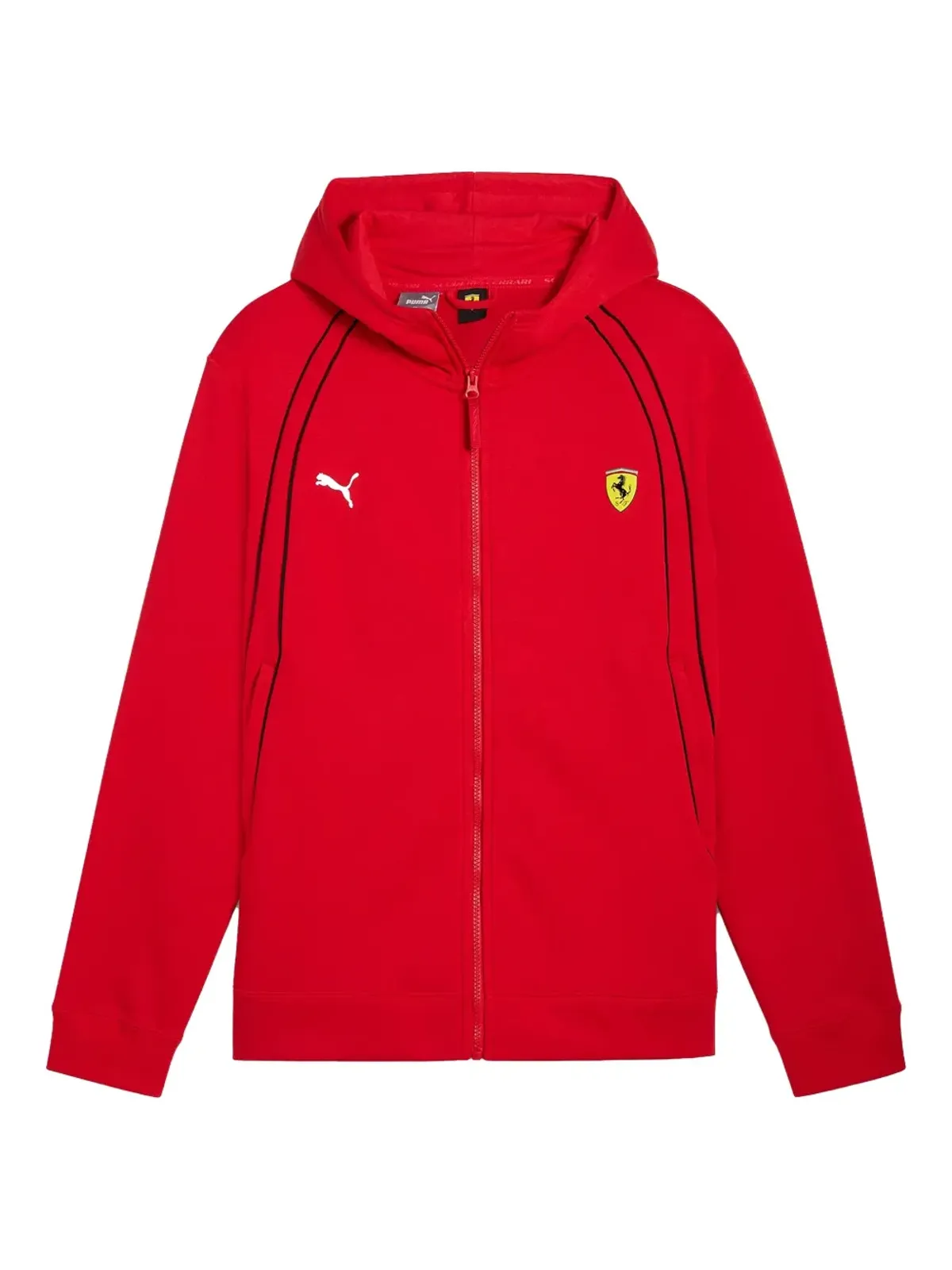 PUMA x Scuderia Ferrari レース アイコニック T7 レッド ジャケット - 画像1