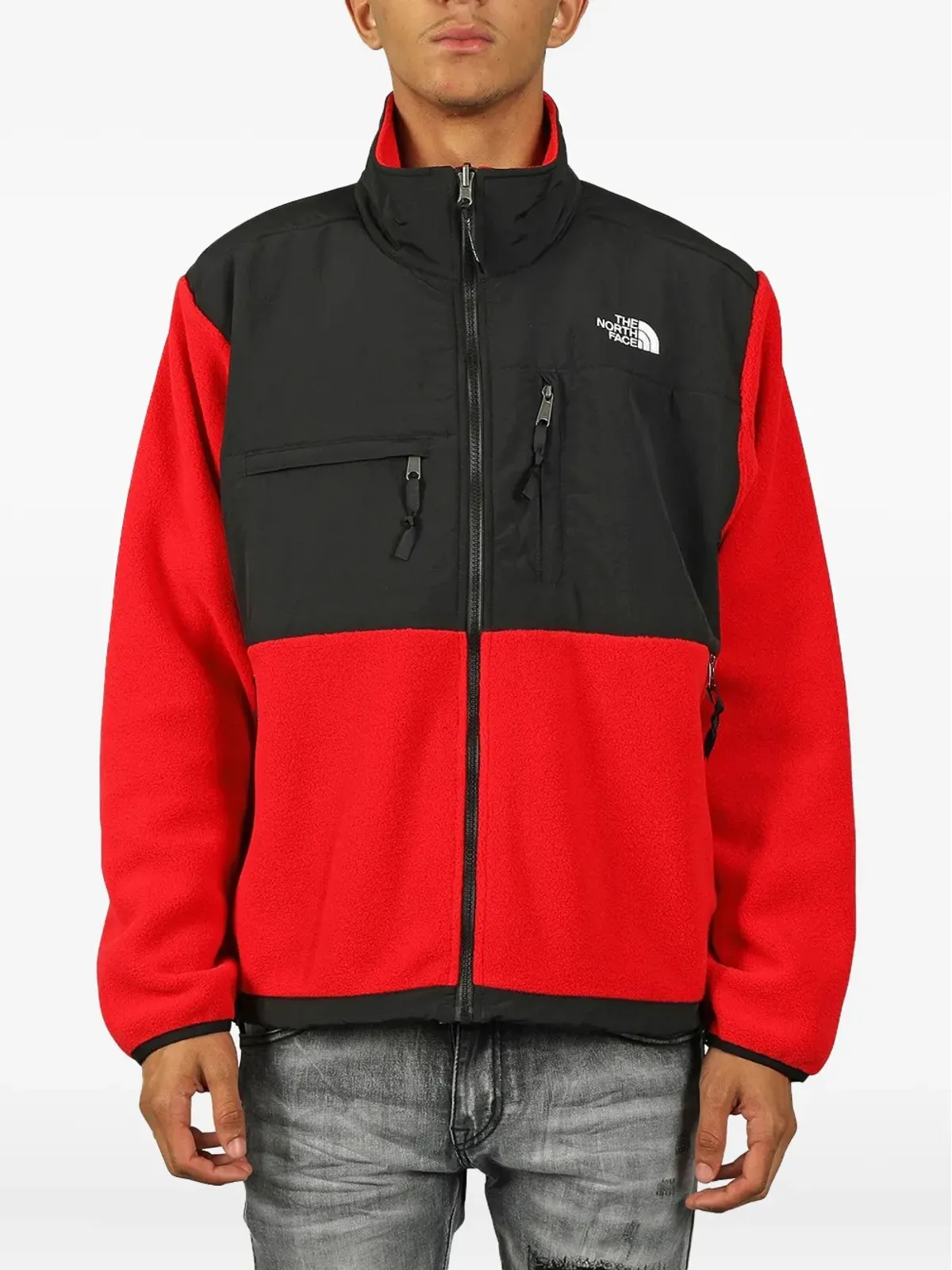 The North Face ロゴ刺繍ジャケット - 画像2