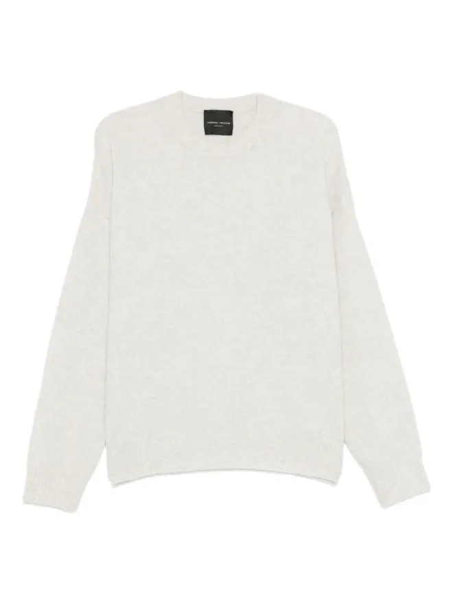 Roberto Collina Roberto Collina カシミア混紡ニットセーター（グレー）の商品画像