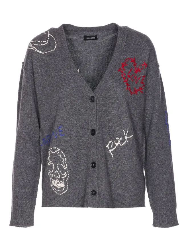 Zadig&Voltaire Zadig&Voltaire ミルカズ Vネック カシミア カーディガンの商品画像