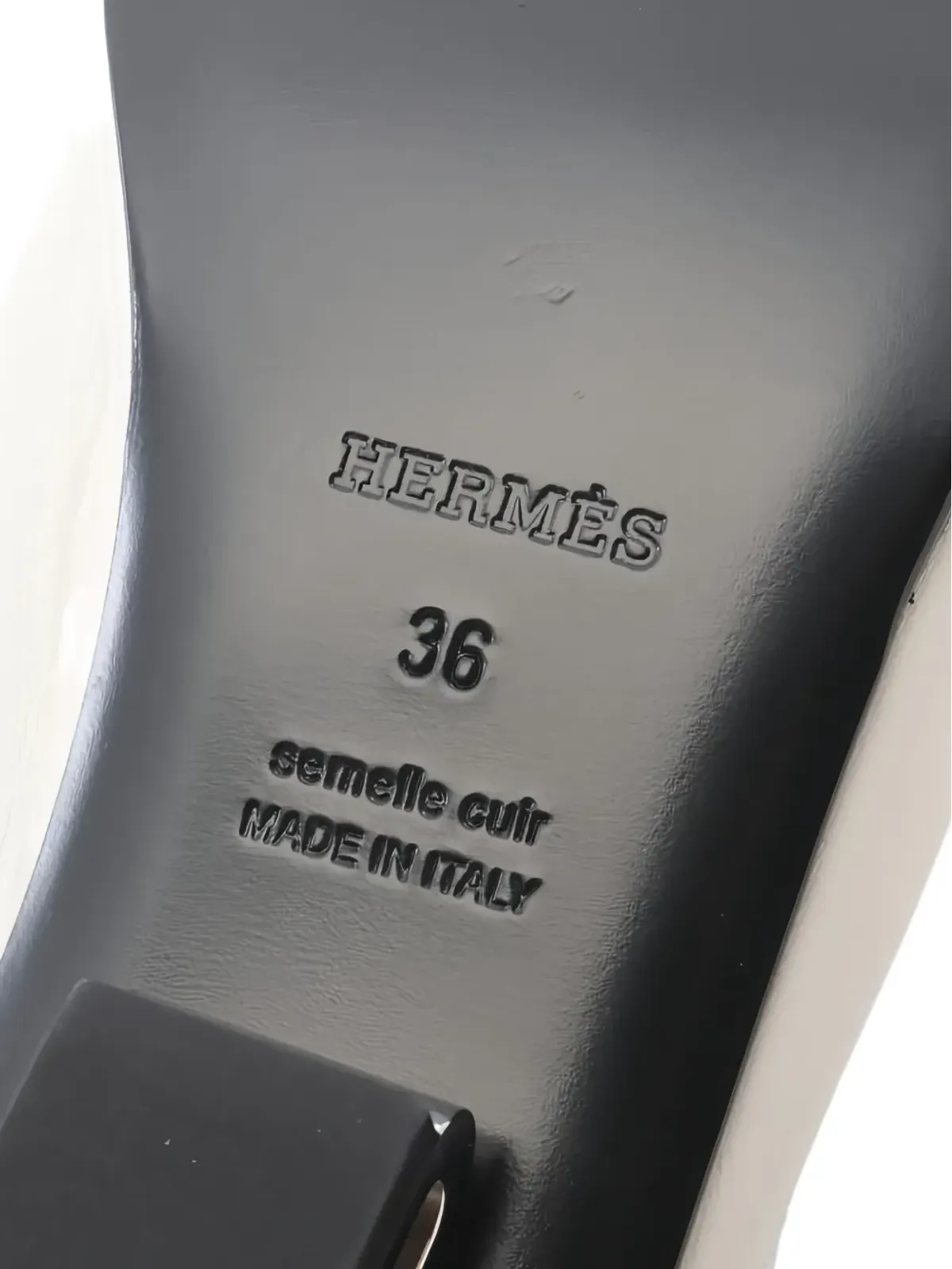 Hermès Pre-Owned Idole Chaîne d'Ancre サンダル - 画像3