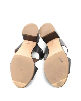 Hermès Pre-Owned オステア レザー サンダル - サムネイル3