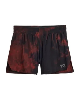 Y-3 オレンジ AOP タイダイ柄 ランニングショーツ - サムネイル1