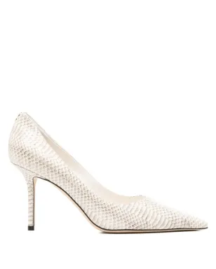 Jimmy Choo スネークエフェクトレザーパンプス - サムネイル1