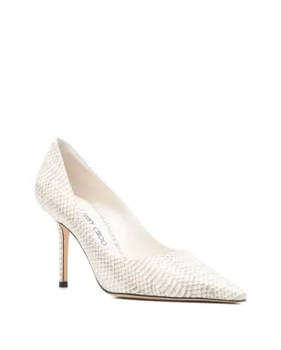 Jimmy Choo スネークエフェクトレザーパンプス - サムネイル2