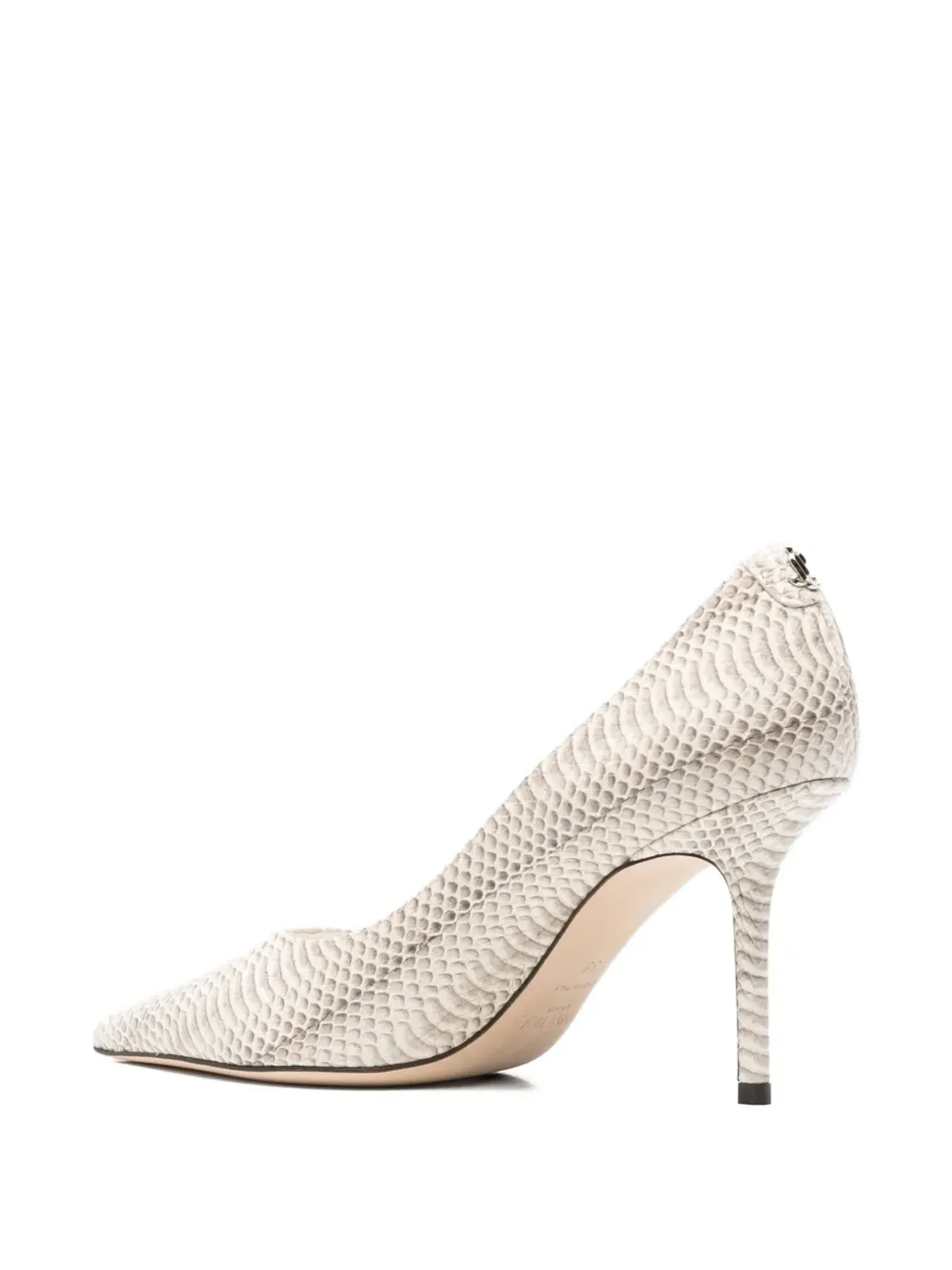 Jimmy Choo スネークエフェクトレザーパンプス - 画像3