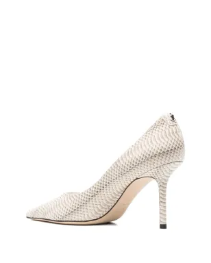 Jimmy Choo スネークエフェクトレザーパンプス - サムネイル3