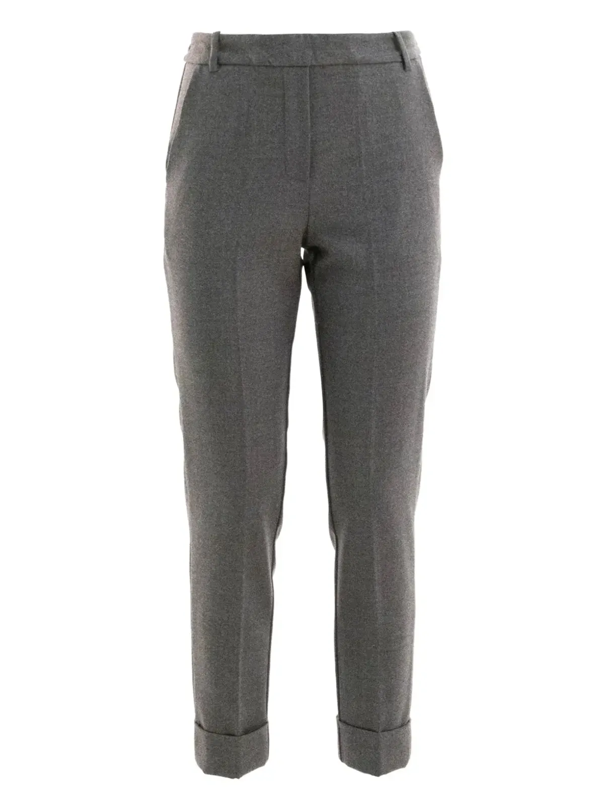 Kiltie カフ付きテーパードパンツ - Grey - 画像1