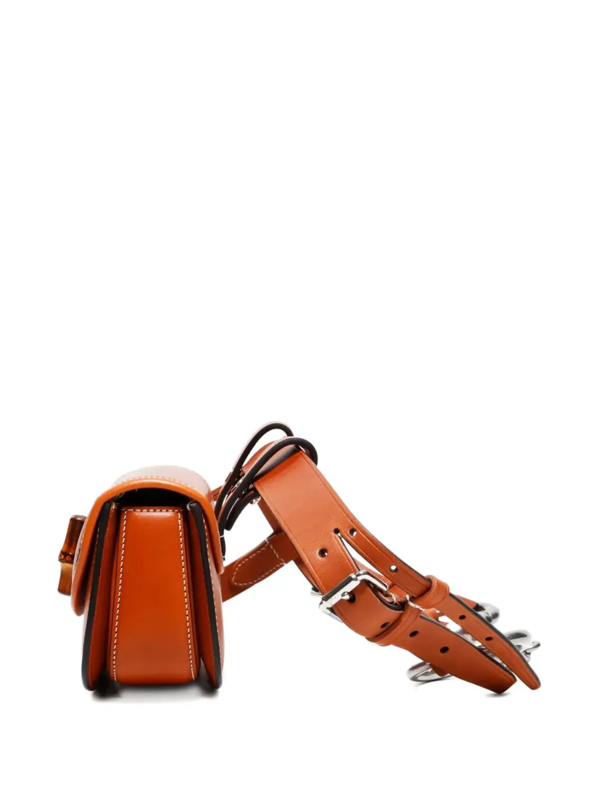 Gucci Pre-Owned バンブーベルトバッグ - 画像5