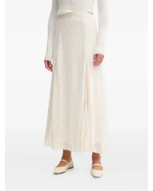 Pedro Del Hierro 白のマキシスカート - サムネイル1
