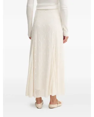 Pedro Del Hierro 白のマキシスカート - サムネイル3