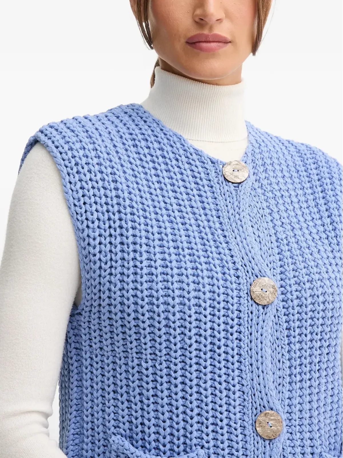 Pedro Del Hierro ボタンアップベスト - 画像4