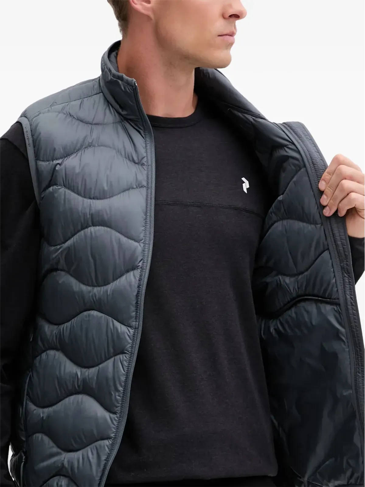 Peak Performance Helium quilted-zip gilet - Grey - 画像4
