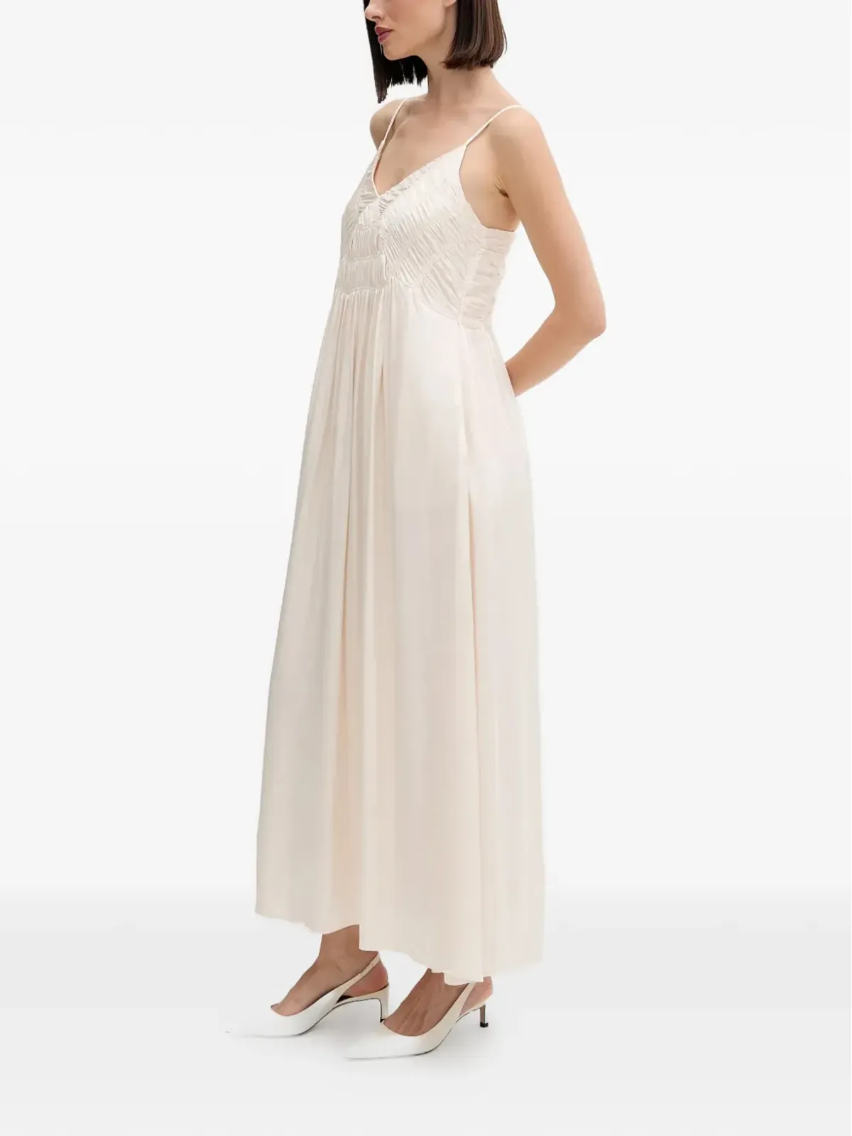 Pedro Del Hierro Vネック マキシドレス - 画像2