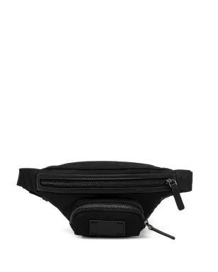 Armani Exchange ジップファスナー付きブラック ベルトバッグ - サムネイル1