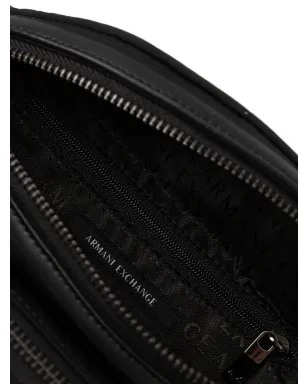 Armani Exchange ジップファスナー付きブラック ベルトバッグ - サムネイル3
