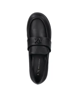Armani Exchange ストラップロゴ ローファー - サムネイル3