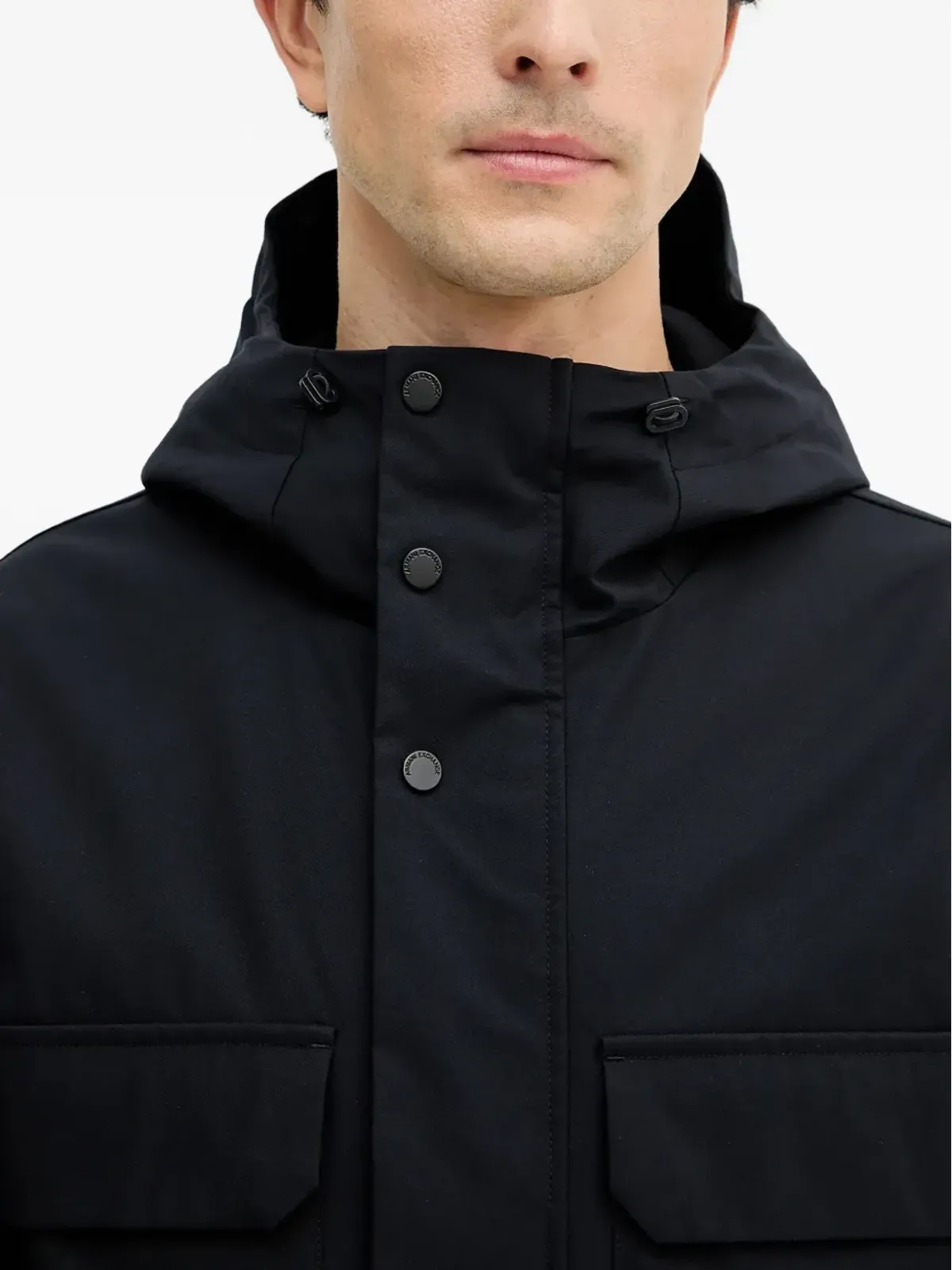 Armani Exchange フード付きポケットコート - 画像5