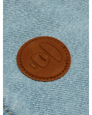 AAPE BY *A BATHING APE® hooded denim jacket - Blue - サムネイル4