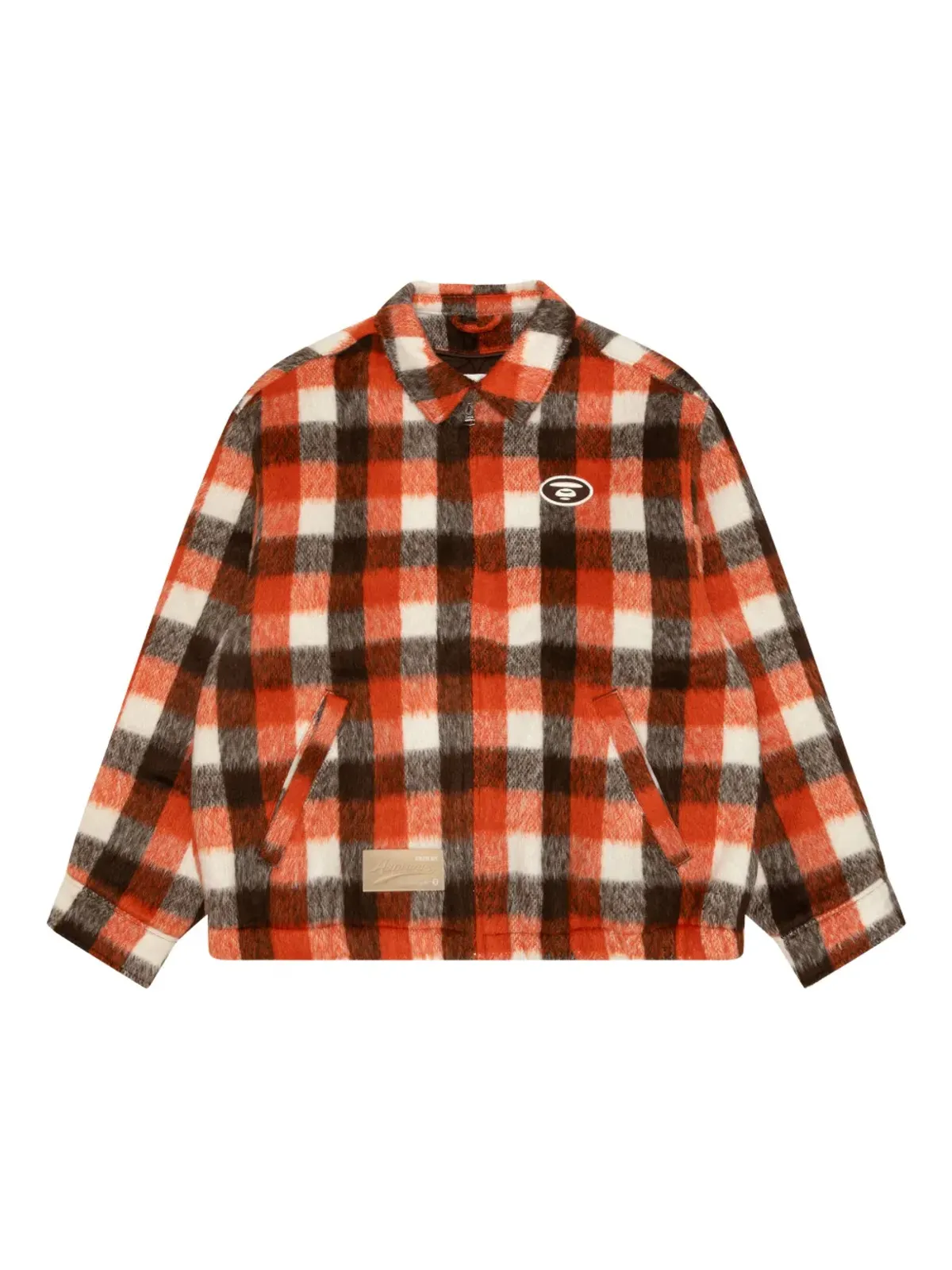 AAPE BY *A BATHING APE® チェック柄フーデッドジャケット - 画像1