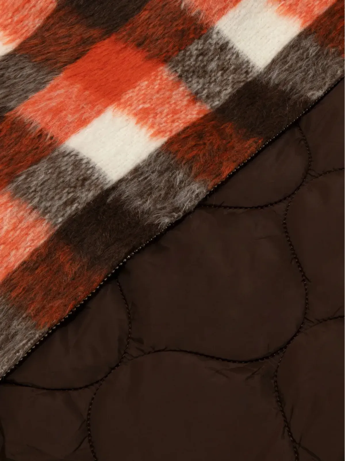 AAPE BY *A BATHING APE® チェック柄フーデッドジャケット - 画像5