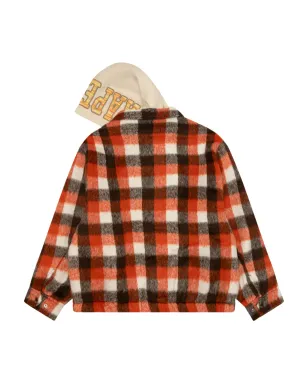AAPE BY *A BATHING APE® チェック柄フーデッドジャケット - サムネイル2