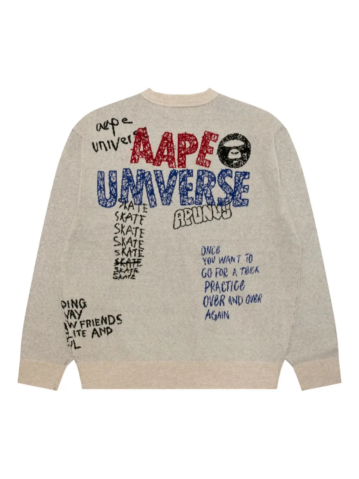 AAPE BY *A BATHING APE® クルーネックセーター - 画像2