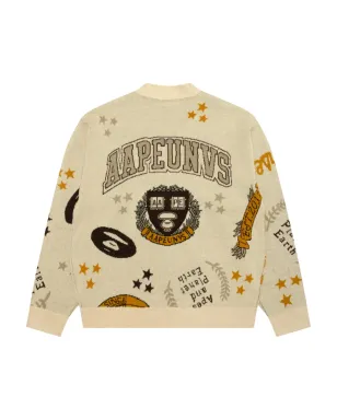 AAPE BY *A BATHING APE® グラフィックデザイン ボタン留めカーディガン - サムネイル2