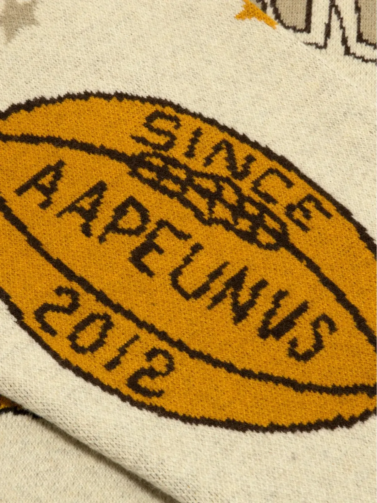 AAPE BY *A BATHING APE® グラフィックデザイン ボタン留めカーディガン - 画像3